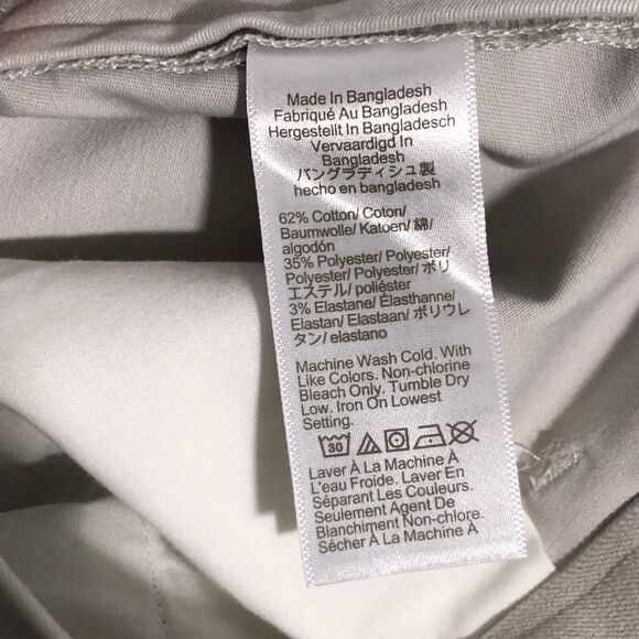 J. Crew Factory Pants Mens 32 30 Beige Thompson Flex Tech Tapered Chino Flat New - Picture 15 of 15